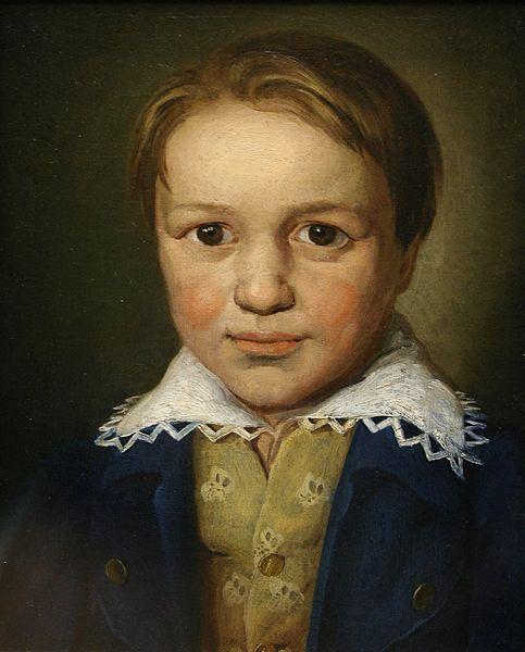 unknow artist Portrait der dreizehnjahrige Beethoven Sweden oil painting art